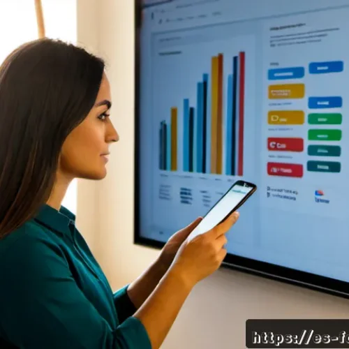 Home 17 SEO를 위한 콘텐츠 마케팅 전략 - Photorealistic content marketing strategist in a bright Barcelona creative studio, reviewing a visua...