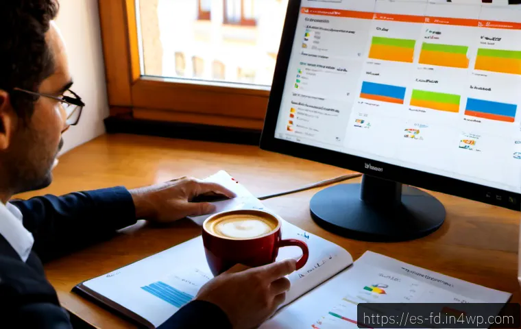 Home 17 고급 SEO를 위한 경쟁 분석 방법 - Photorealistic competitive SEO analysis workspace for a Spanish-speaking business market, an experie...